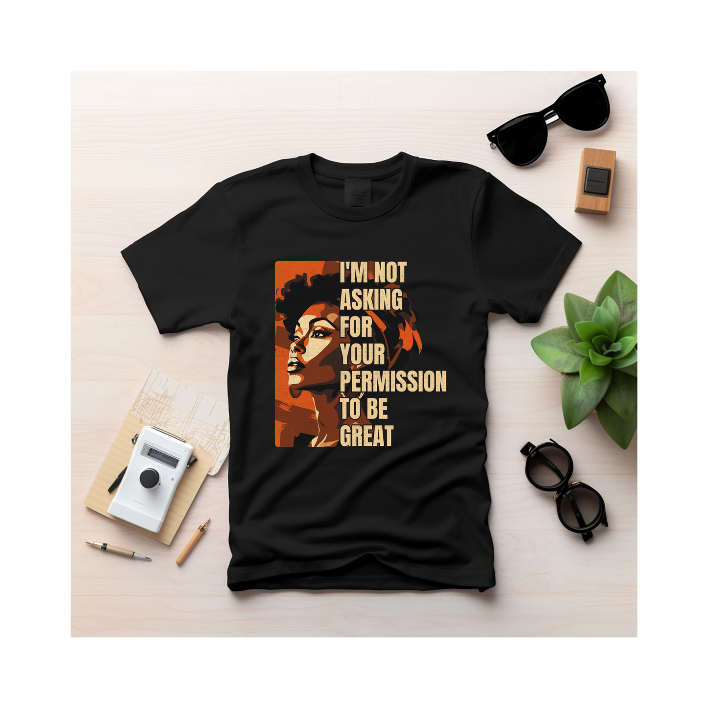 "No Permission Needed" Tee Shirt
