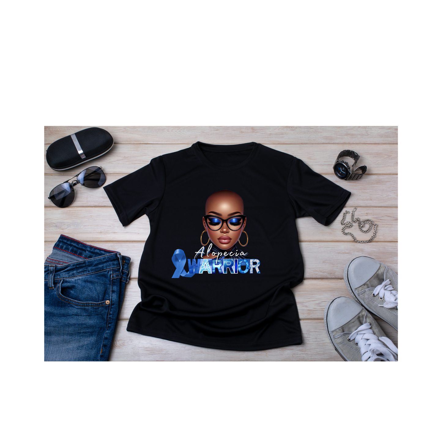 "Alopecia Warrior" Tee Shirt