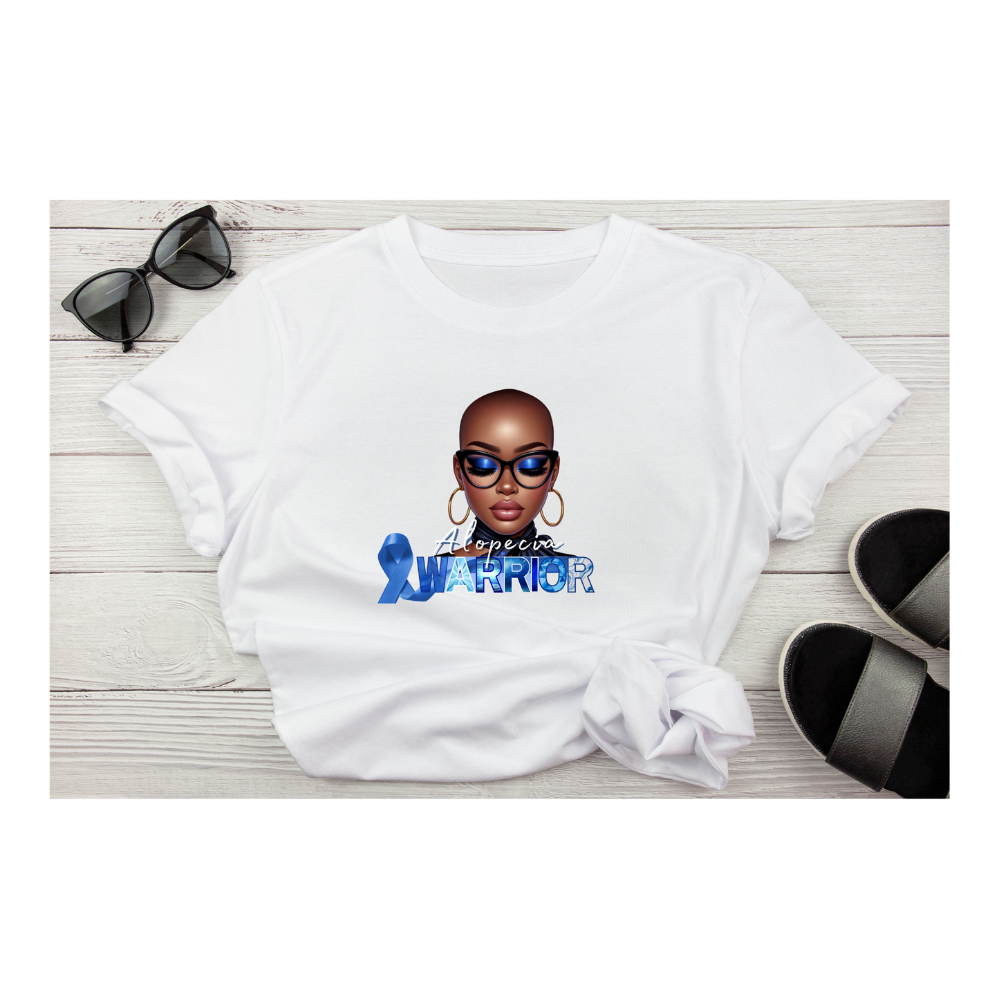 "Alopecia Warrior" Tee Shirt