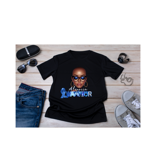 "Alopecia Warrior" Tee Shirt