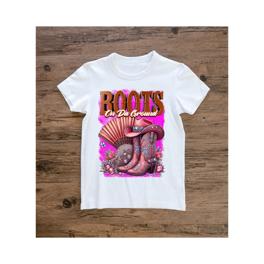 "Boots On Da Ground" Tee Shirt